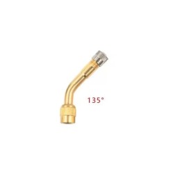 Adaptor prelungire valva camion din cupru 135 grade