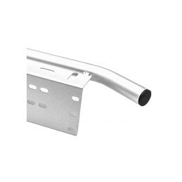 Bullbar aluminiu tip suport numar si proiectoare argintiu