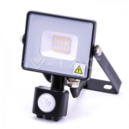 Proiector LED 10W Senzor SAMSUNG Cip Cut-OFF Negru 4000K