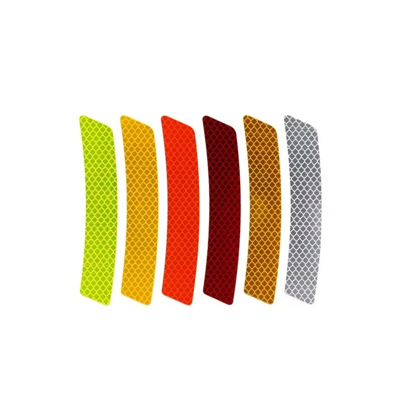 Set 2 bucati abtibild reflectorizant auto diverse culori