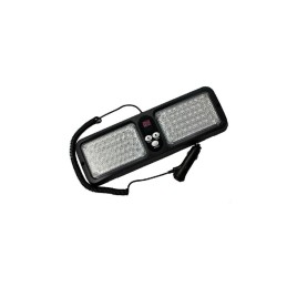 Lampa led stroboscopica 12v rosu-albastru cu prindere pe parasolar