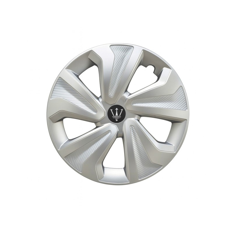 Set 4 capace roti Evo culoare argintiu 14 inch