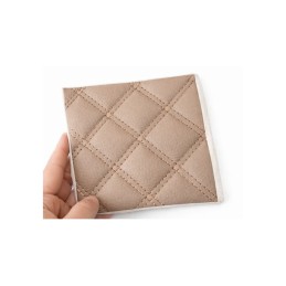 Material romb tapiterie bej cu cusatura bej